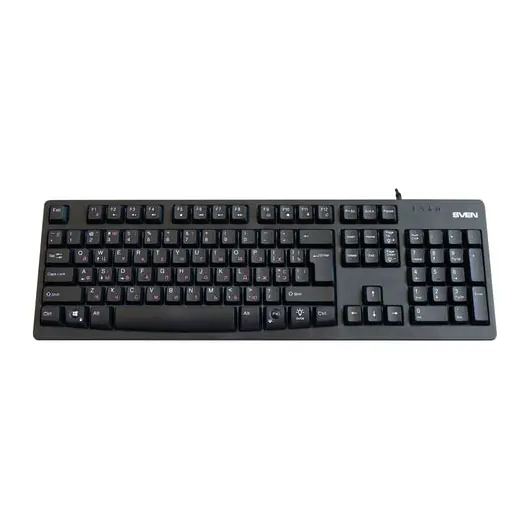 Клавиатура проводная игровая SVEN KB-C7100EL, с подсветкой, USB, 104 клавиши, чёрная, SV-015619, фото 2