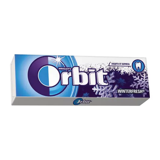 Жевательная резинка ORBIT (Орбит) &quot;Winterfresh&quot;, 10 подушечек, 13,6 г, 50173976, фото 1