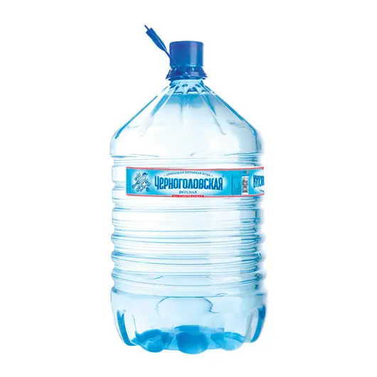 Вода для кулера негазированная питьевая &quot;ЧЕРНОГОЛОВСКАЯ&quot;, 19 л, одноразовая пластиковая бутыль, фото 1