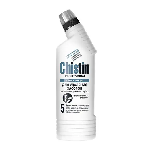 Средство для прочистки труб Chistin Professional, 750мл, фото 1