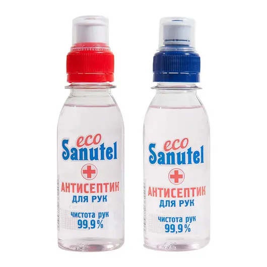 Жидкость антисептическая для рук EcoSanutel, с витамином Е, 100мл, фото 1