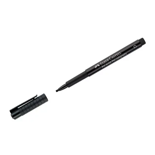 Ручка капиллярная Faber-Castell &quot;Pitt Artist Pen Callygraphy&quot; черная, 2,5мм, фото 1