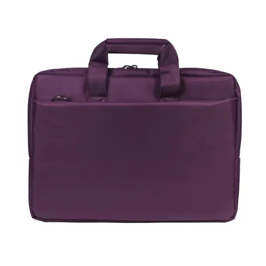 Сумка деловая RIVACASE, 39x29х7 см, отделение для планшета и ноутбука 15,6&quot;, ткань, пурпурная, 8231 Purple, фото 3