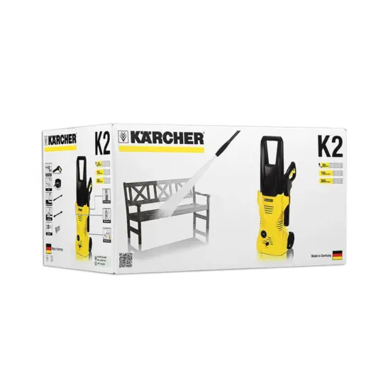 Минимойка KARCHER (КЕРХЕР) K2, мощность 1,4 кВт, давление 20-110 бар, шланг 4 м, 1.673-220.0, фото 4