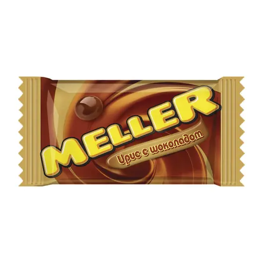 Конфеты-ирис MELLER (Меллер) &quot;Шоколад&quot;, весовые, 4 кг, гофрокороб, 85255, фото 3