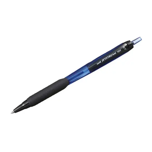 Ручка шариковая автоматическая Uni &quot;Jetstream SXN-101-07&quot; синяя, 0,7 мм, грип, фото 1