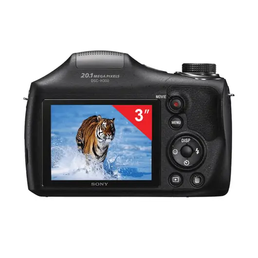 Фотоаппарат компактный SONY Cyber-shot DSC-H300, 20,1 Мп, 35x zoom, 3&quot; ЖК-монитор, черный, DSCH300.RU3, фото 2