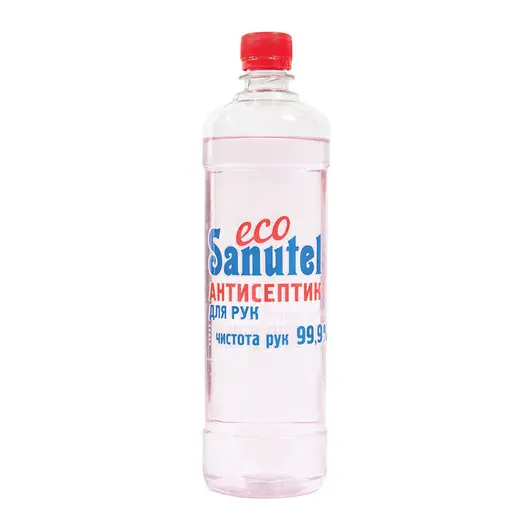 Жидкость антисептическая для рук EcoSanutel, с витамином Е, 1л, фото 1