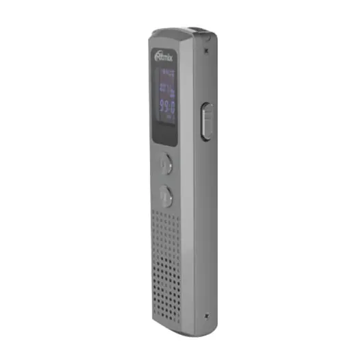 Диктофон цифровой RITMIX RR-120, память 4 Gb, запись до 1165 ч, битрейт до 192 кбит/с, 15119853, фото 2
