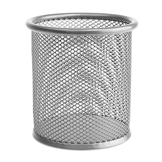 Подставка-органайзер ERICH KRAUSE, металлическая, круглое основание, серебристая, 22502, фото 1