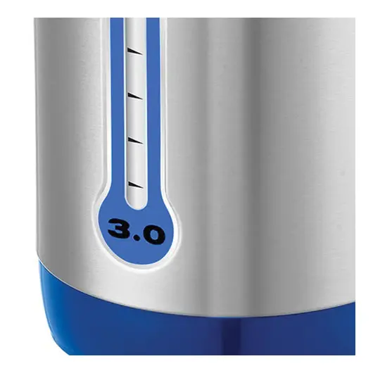 Термопот ECON ECO-300TP, 600 Вт, 3 л, 3 режима подачи воды, металл, синий/серебро, фото 5