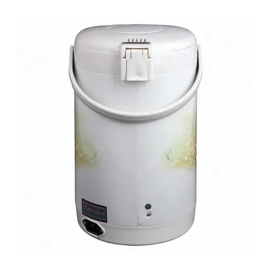 Термопот SUPRA TPS-3001, 3 л, 760 Вт, 2 режима подачи воды, пластик, белый с цветочным принтом, фото 4