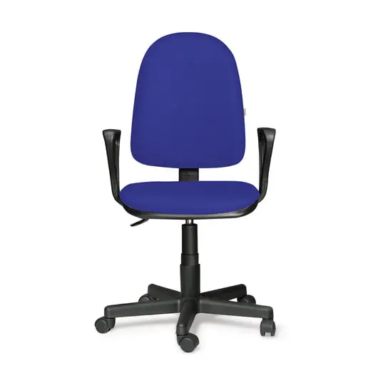 Кресло &quot;Престиж&quot;, регулируемая спинка, с подлокотниками, синее, фото 3