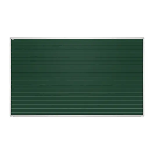 Доска для мела магнитная, 100x170 см, зеленая, в линию, алюминиевая рамка, EDUCATION &quot;2х3&quot;(Польша), TKU1710L, фото 1