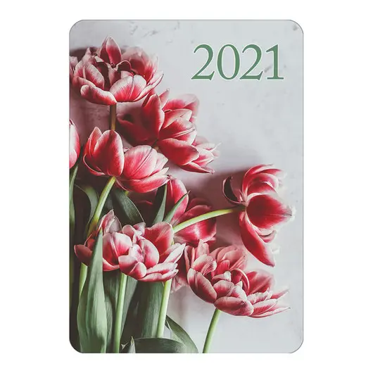 Календарь карманный Hatber &quot;Цветы&quot;, глянцевая ламинация, 2021г, фото 6