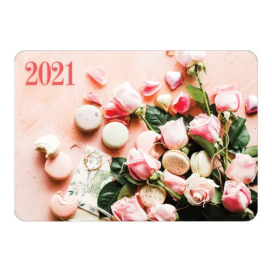 Календарь карманный Hatber &quot;Цветы&quot;, глянцевая ламинация, 2021г, фото 4