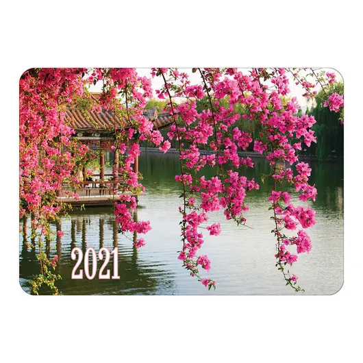 Календарь карманный Hatber &quot;Цветы&quot;, глянцевая ламинация, 2021г, фото 3