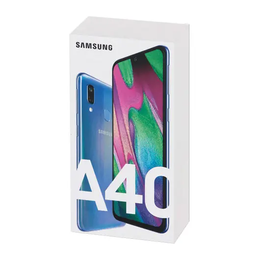 Смартфон SAMSUNG Galaxy A40, 2 SIM, 5,9”, 4G (LTE), 25/16+5 Мп, 64 ГБ, microSD, черный, пластик, SM-A405FZKGSER, фото 7