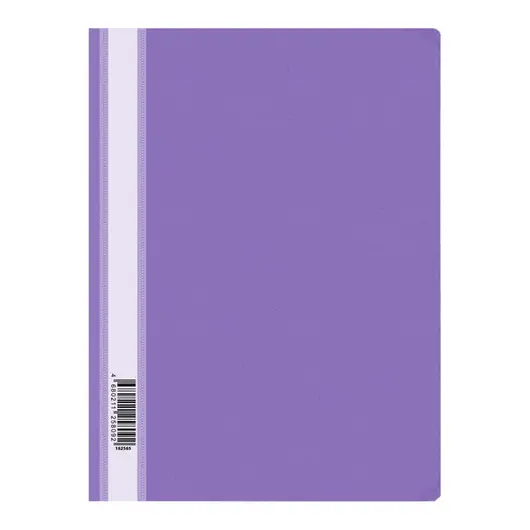 Папка-скоросшиватель пластик. OfficeSpace, А4, 160мкм, фиолетовая с прозр. верхом, фото 2