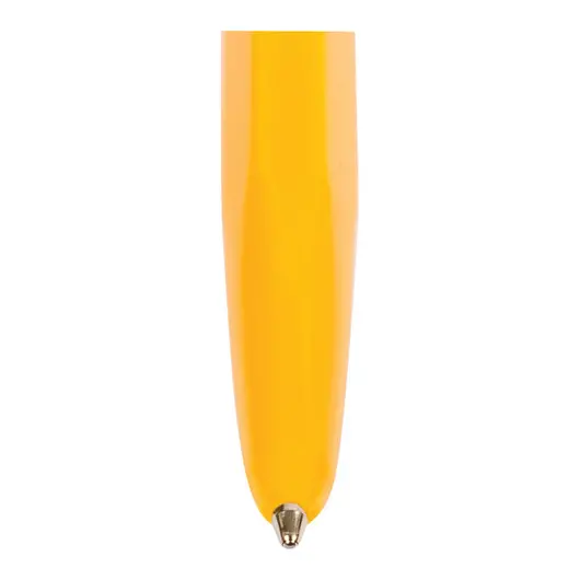 Ручка шариковая OfficeSpace синяя, 1,0мм, желтый корпус, фото 2