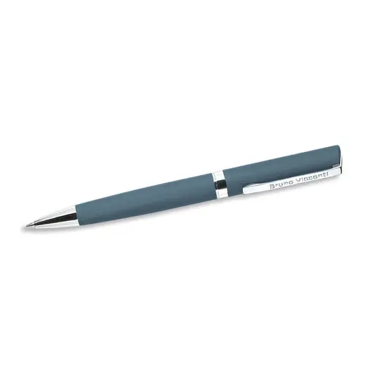 Ручка шариковая BRUNO VISCONTI Milano, металлический корпус синий, узел 1 мм, синяя, подарочный футляр, 20-0226/01, фото 4