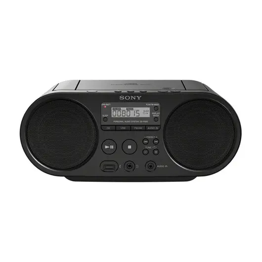 Магнитола SONY ZS-PS50B, CD, MP3, WMA, USB, AM/FM-тюнер, выходная мощность 4 Вт, черный, фото 2