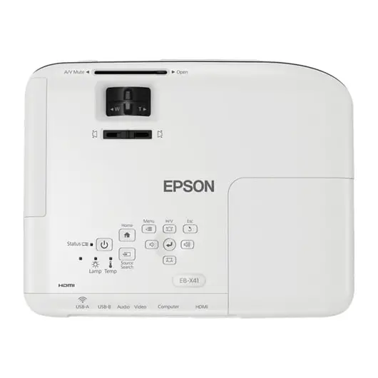 Проектор EPSON EB-X41, LCD, 1024x768, 4:3, 3600 лм, 15000:1, 2,5 кг, V11H843040, фото 6