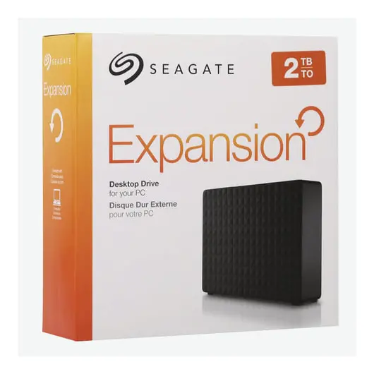 Диск жесткий внешний HDD SEAGATE &quot;Expansion&quot;, 2 ТВ, 3,5&quot;, USB 3.0, черный, STEB2000200, фото 2