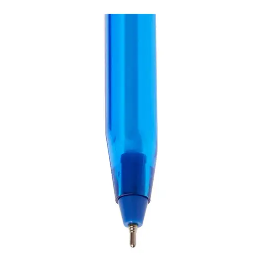 Ручка шариковая Luxor &quot;InkGlide 100 Icy&quot; синяя, 0,7мм, трехгран., фото 2