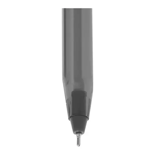 Ручка шариковая Luxor &quot;InkGlide 100 Icy&quot; черная, 0,7мм, трехгран., фото 2