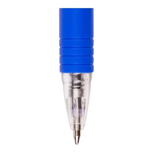 Ручка шариковая автоматическая Luxor &quot;Sprint&quot; синяя, 1,0мм, грип, фото 2