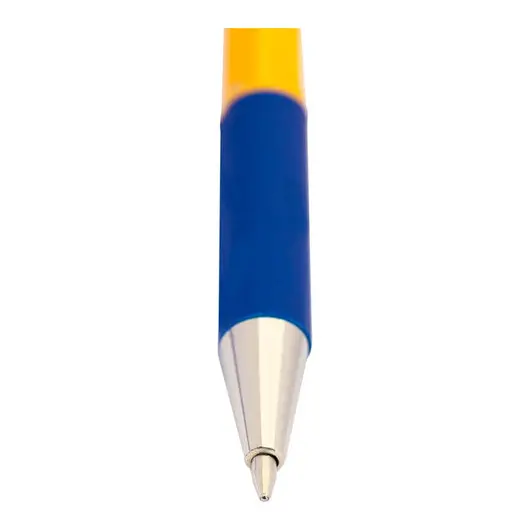 Ручка шариковая OfficeSpace &quot;Yellow Stone&quot;, синяя, 0,7мм, грип, штрихкод, фото 2