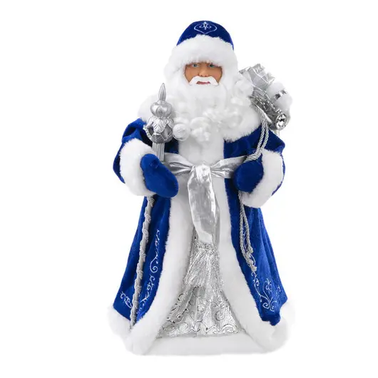 Декоративная кукла &quot;Дед Мороз в синем костюме&quot;, 41см, фото 1
