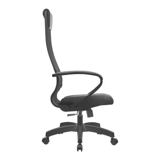 Кресло руководителя Метта &quot;S-B&quot; S-BP-8 PL, ткань-сетка черная №20, спинка-сетка, топ-ган, фото 2