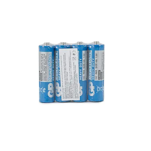 Батарейка GP PowerPlus AA (R06) 15G солевая, OS4, фото 2