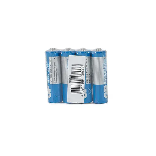 Батарейка GP PowerPlus AA (R06) 15G солевая, OS4, фото 4