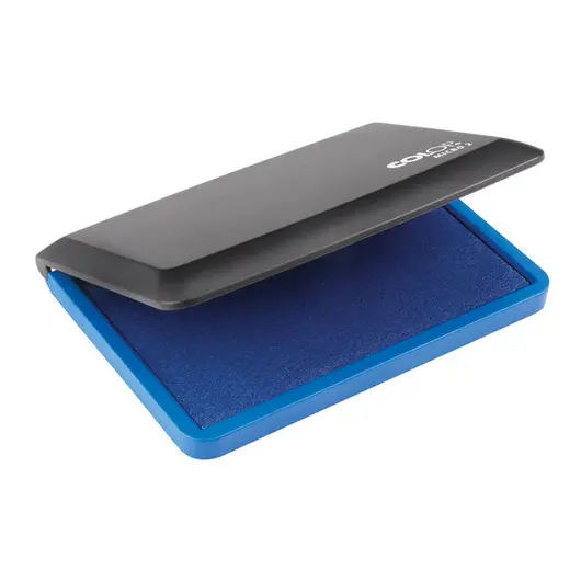 Штемпельная подушка Colop Micro 2, 110*70мм, синяя, пластиковая, фото 1