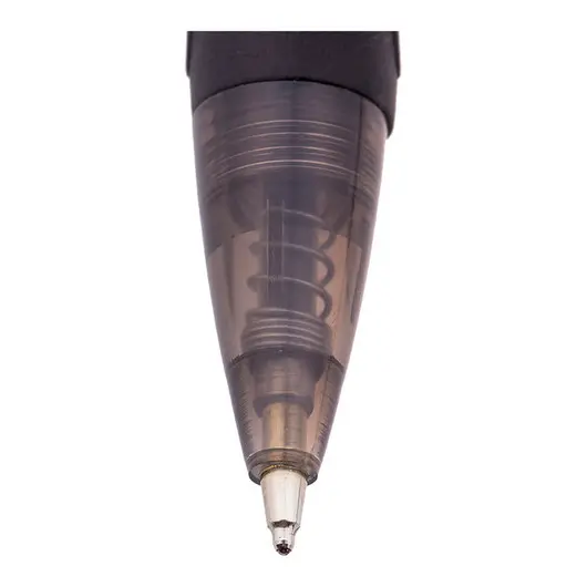 Ручка шариковая автоматическая Luxor &quot;Micra&quot; черная, 0,7мм, грип, фото 3