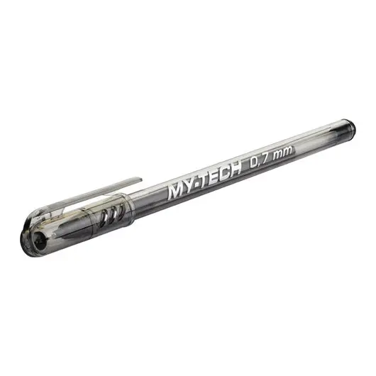 Ручка шариковая PenSan &quot;My-Tech&quot; черная, 0,7мм, игольчатый стержень, на масляной основе, фото 2