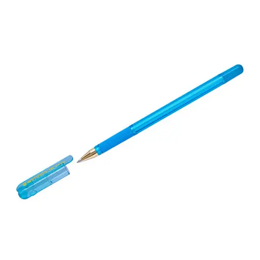 Ручка шариковая MunHwa &quot;MC Gold LE&quot; синяя, 0,5мм, грип, штрих-код, корпус ассорти, фото 3