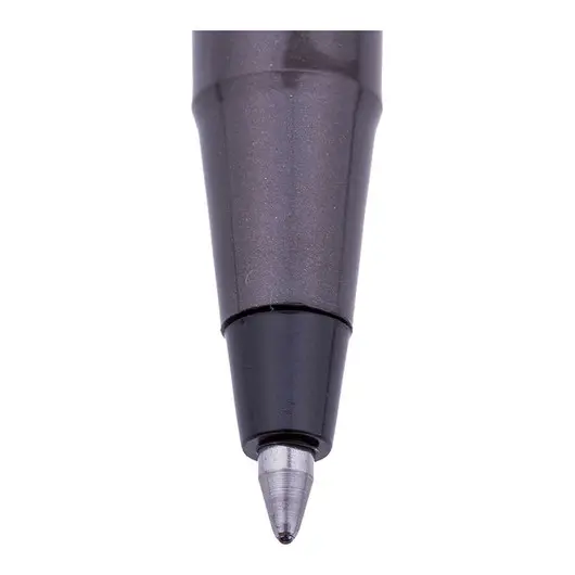 Ручка-роллер Luxor черная, 0,7мм, одноразовая, фото 3
