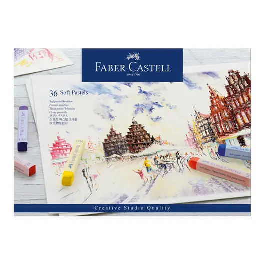 Пастель Faber-Castell &quot;Soft pastels&quot;, 36 цв., картон. упак., фото 1