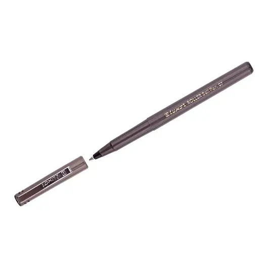 Ручка-роллер Luxor черная, 0,7мм, одноразовая, фото 2