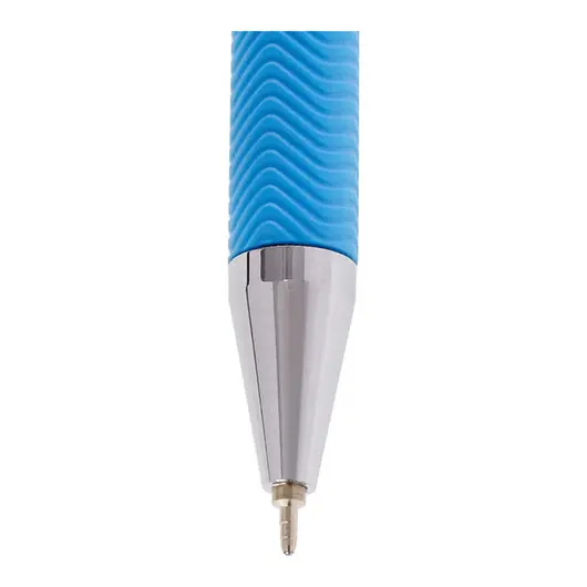 Ручка шариковая Luxor &quot;Uniflo&quot; синяя, 0,7мм, грип, фото 2