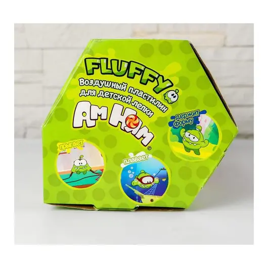 Воздушный пластилин Genio Kids “Fluffy. Ам Ням&quot;, 5 цветов, 10г, ассорти, фото 3