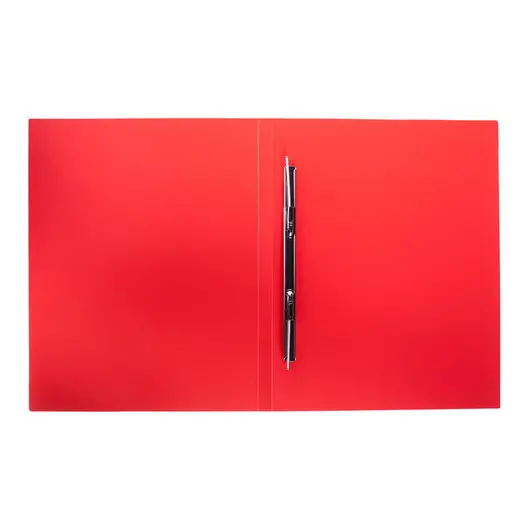Папка с пружинным cкоросшивателем OfficeSpace, 14мм, 450мкм, красная, фото 2