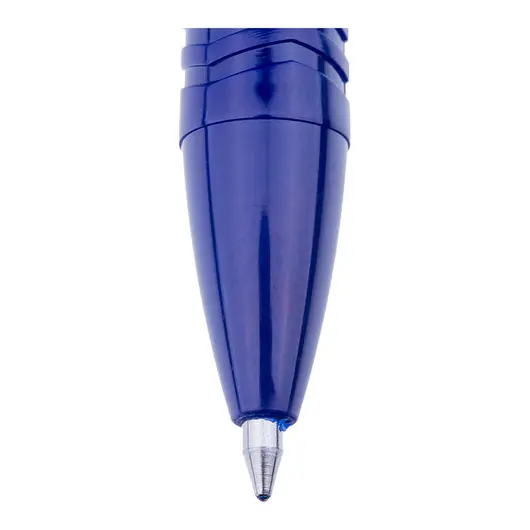Ручка гелевая автоматическая Crown &quot;Auto Jell&quot; синяя, 0,7мм, фото 3