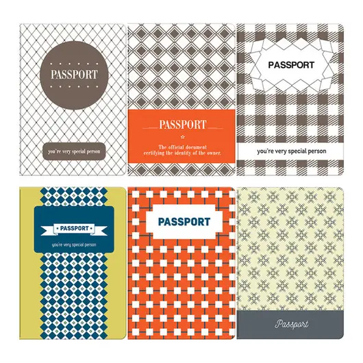 Обложка для паспорта OfficeSpace фотопечать, ПВХ, &quot;In brown&quot; ассорти, фото 2
