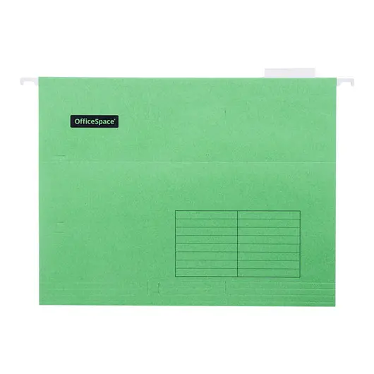 Подвесная папка OfficeSpace А4 (310*240мм), зеленая, фото 2
