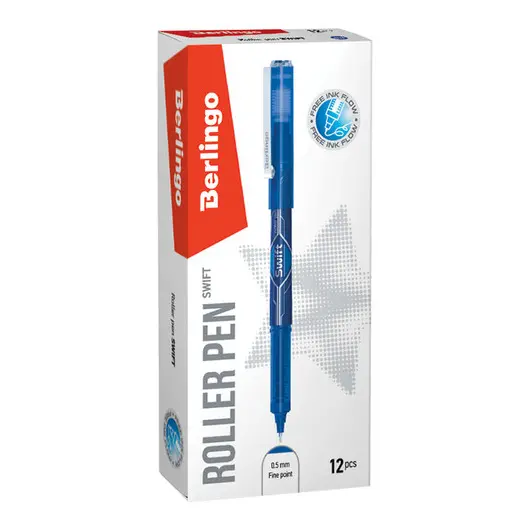 Ручка-роллер Berlingo &quot;Swift&quot;, синяя, 0,5мм, фото 4